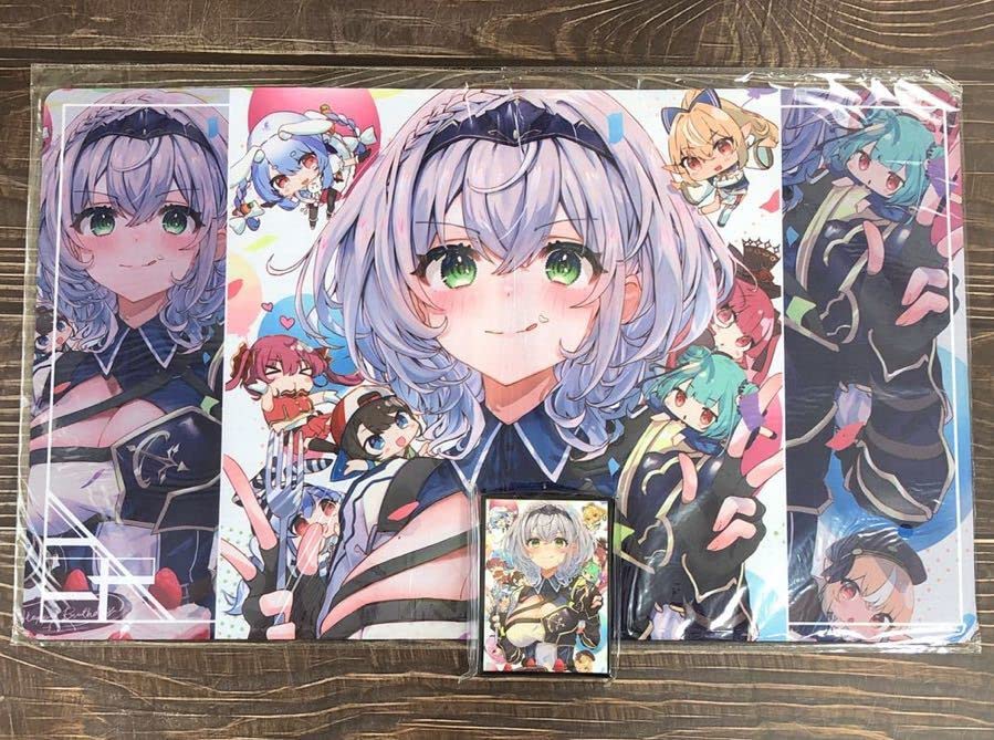 α1 ホロライブ 3期生の絆&花 白銀ノエル スリーブ&プレイマット